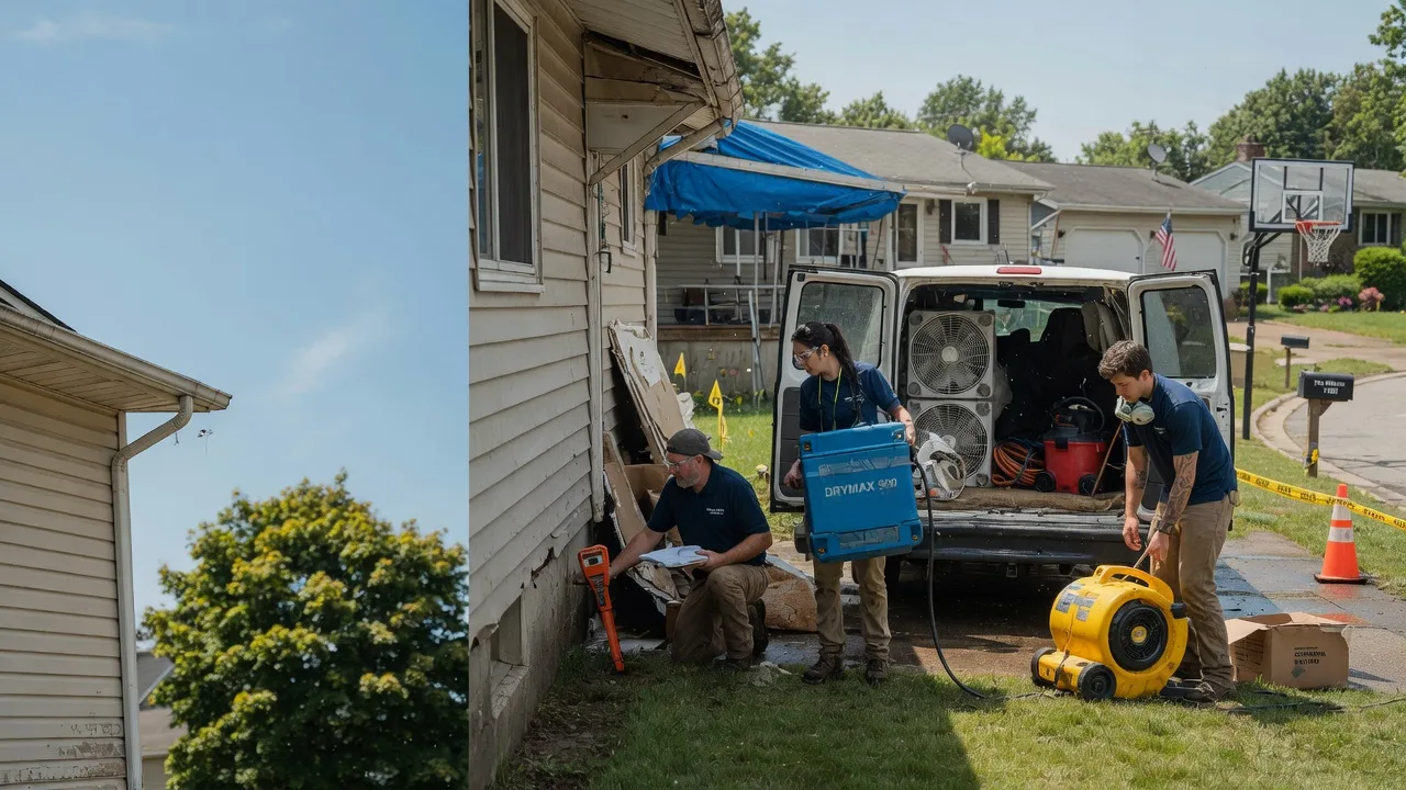 Ceiling Leak Cleanup in Hollansburg, OH near me