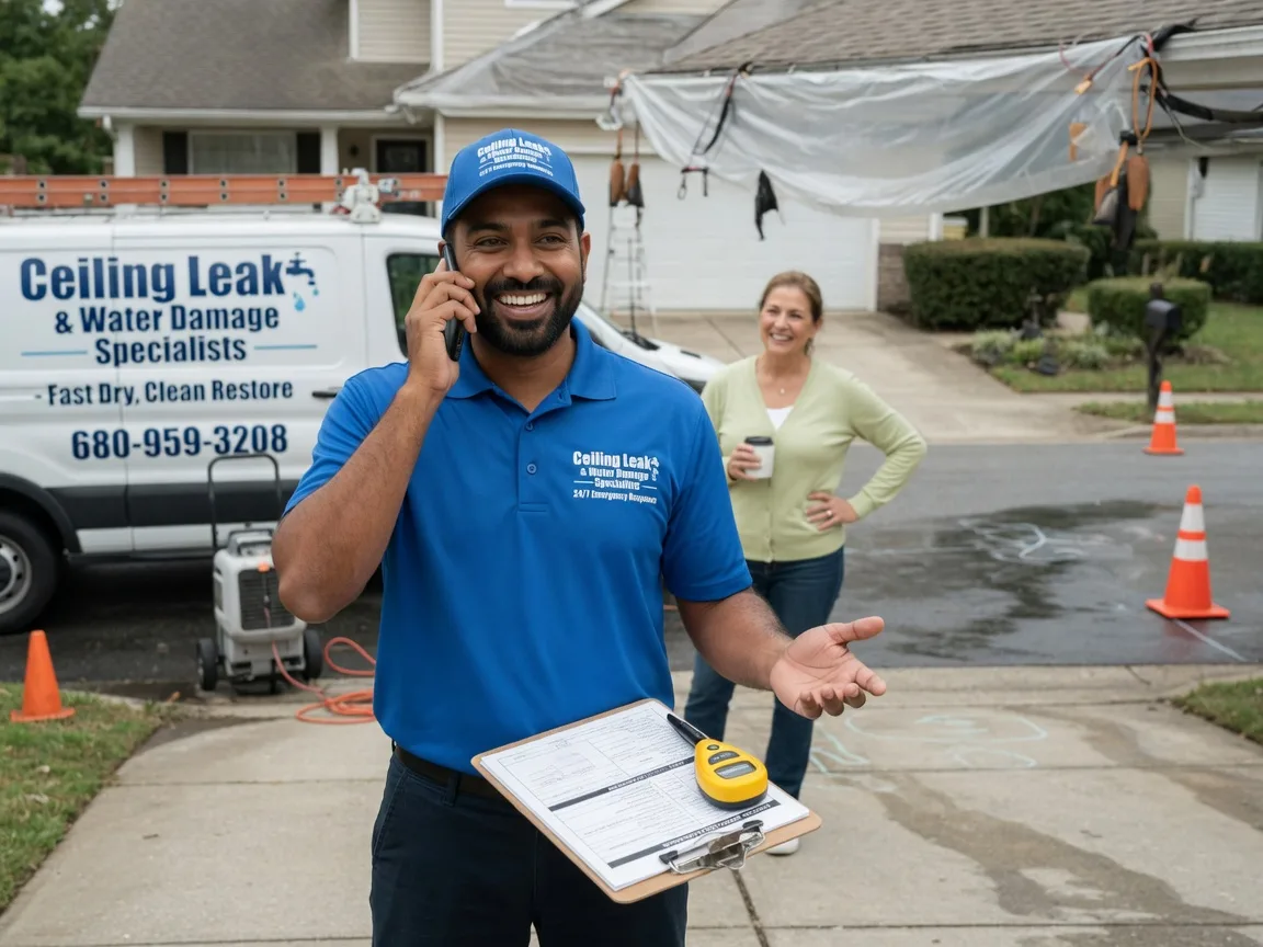 Ceiling Leak Cleanup Hollansburg, OH FAQs